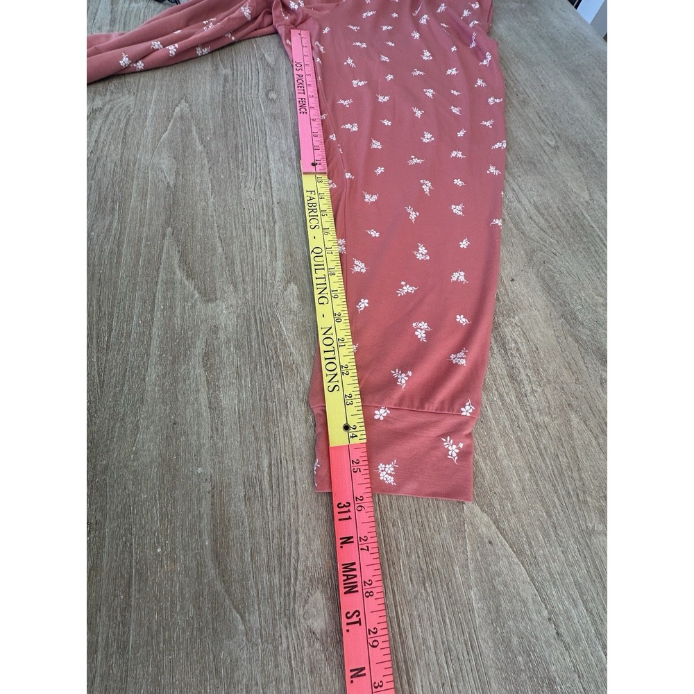 High-Waisted Sunday Sleep Ultra-Soft Jogger Pajama Pants Size L - Picture 7 of 8